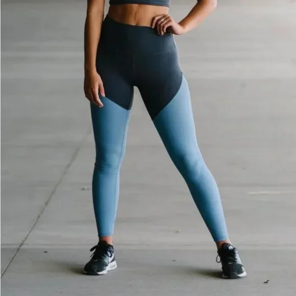 ZYIA Storm Parallel Luxe High Rise 7/8 Athletic Leggings Size 16/18 - Picture 2 of 9